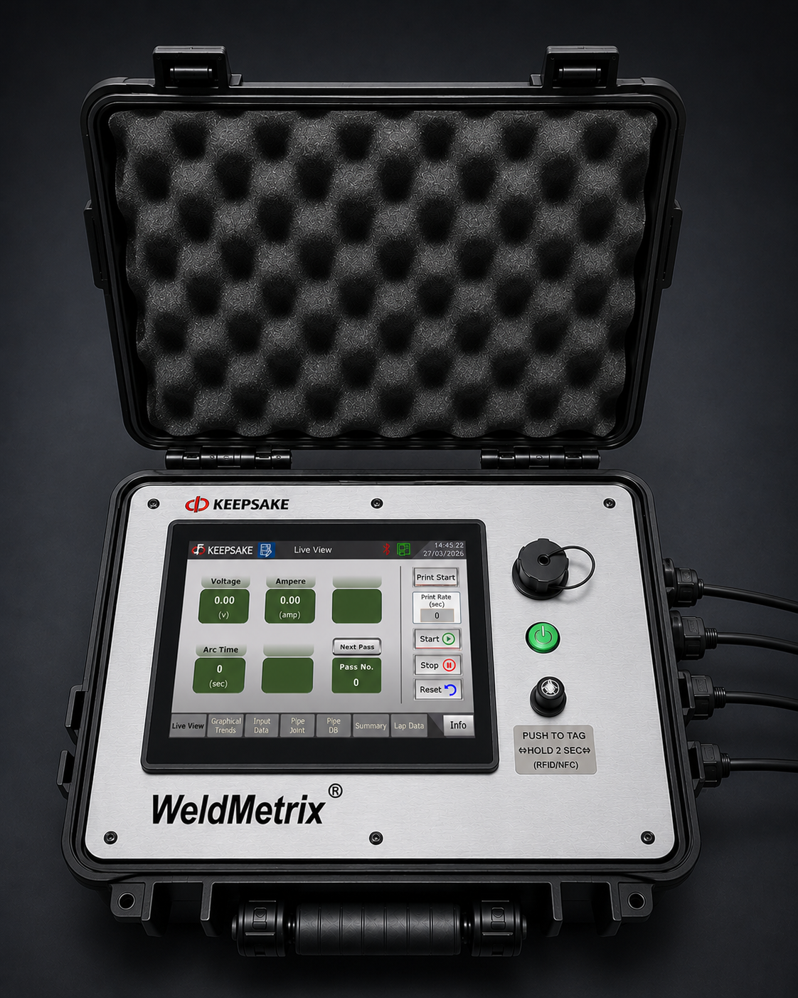 WeldMetrix® rugged industrial data logger